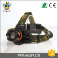 JF ABS Focused light T6 led zoomable head flashlight